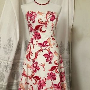 Ruby Rox Strapless Lined Mod Print Dress 3